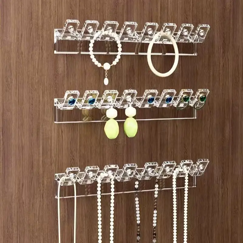 3/6/12/18pcs Necklace Storage Rack, Bracelet And Earrings