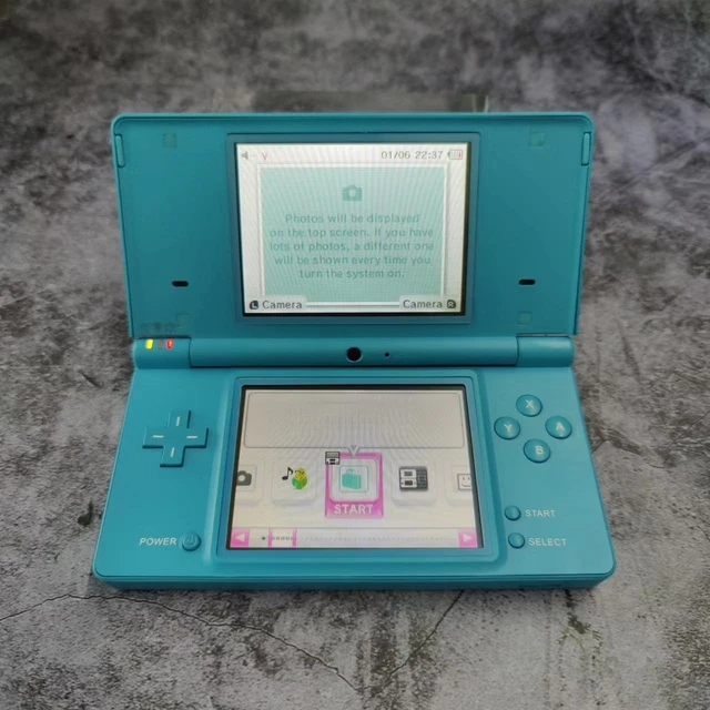 Nintendo DS DSi Portable Light Blue Handheld Console TESTED NO CHARGER