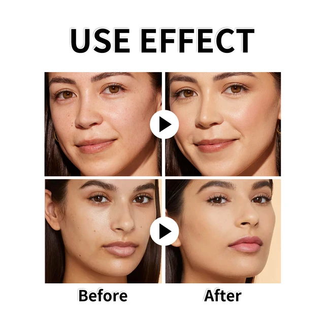 Liquid Foundation Natural Brighten Face Base Tone Make Up Moisturizing Long Lasting Face Comestics