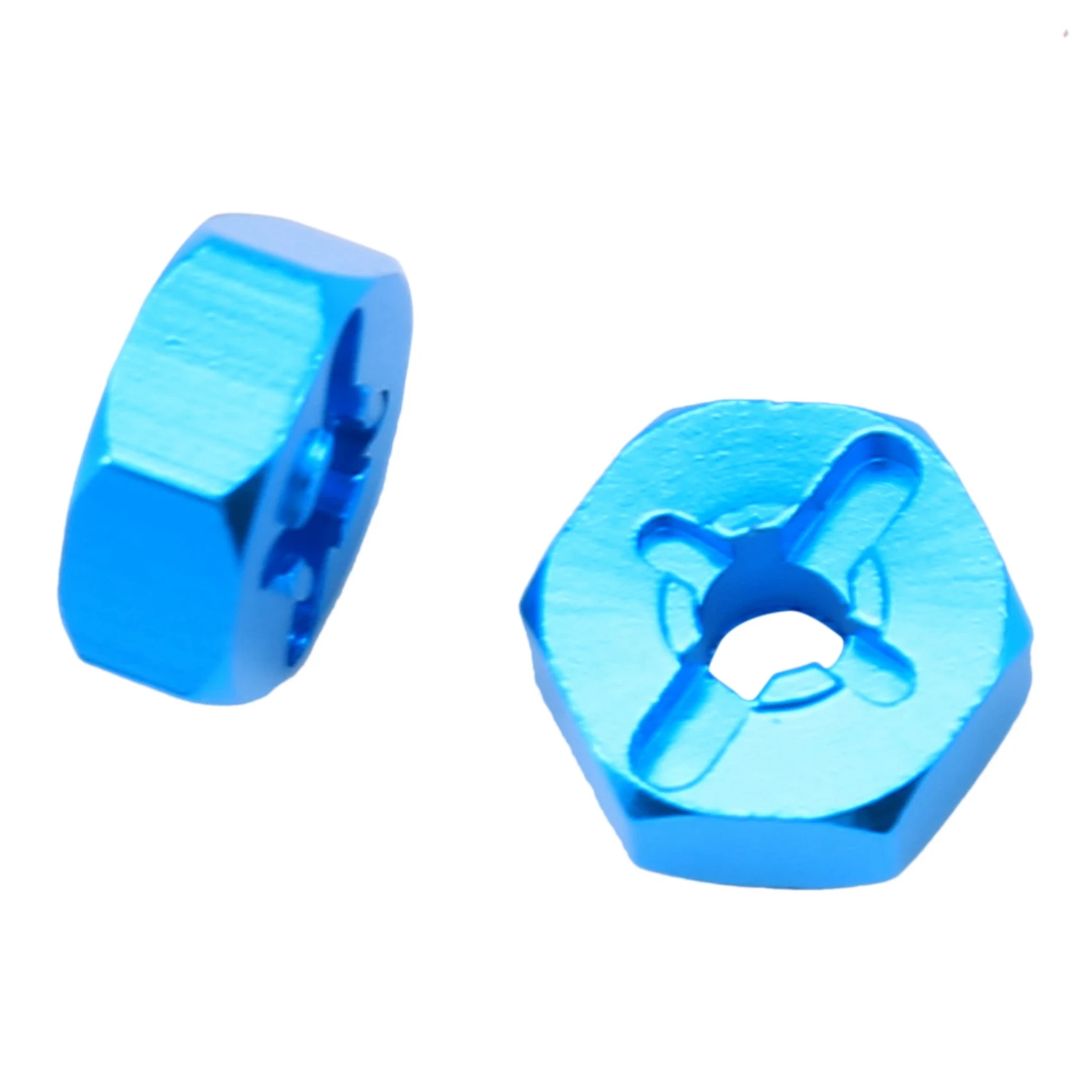 ABGN 8개 육각형 결합 휠 림 헥스 7mm 업그레이드 12mm 메탈 어댑터 1/18 Wltoys A949 A969 A979 K929 1/10 타이어용