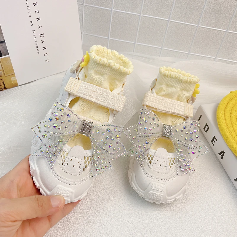 Summer Girls Shoes Korean Beach Shoes Lightweight Children Sandals Kids Shoes Princess ShoesToddler Infant Children Shoes 3