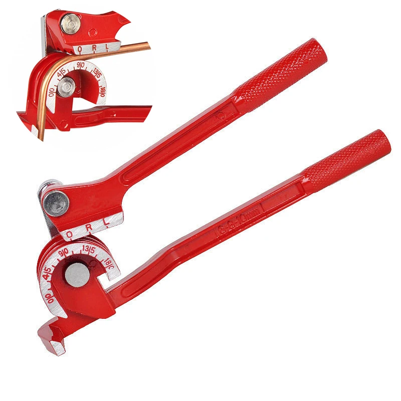 3-in-1 Tube Bender 90/180 Degree Combination Tube Bender Pipe Bending Tool Metric 6mm 8mm 10mm Inch system 1/4 5/16 3/8 HandTool tube bender