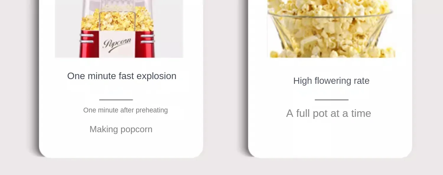 Description Picture 5 of itemPop Corn Maker Household Automatic Children's Mini Popcorn Machine Small Maize Machine Popcorn Vending Machine الة فشار