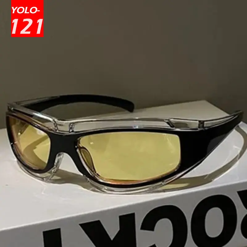 

Cateye Glasses Punk Style Sunglasses Women Summer Fashion Eyewear Y2k Future Technology Sense Sunglasses Men Women Trend Goggles