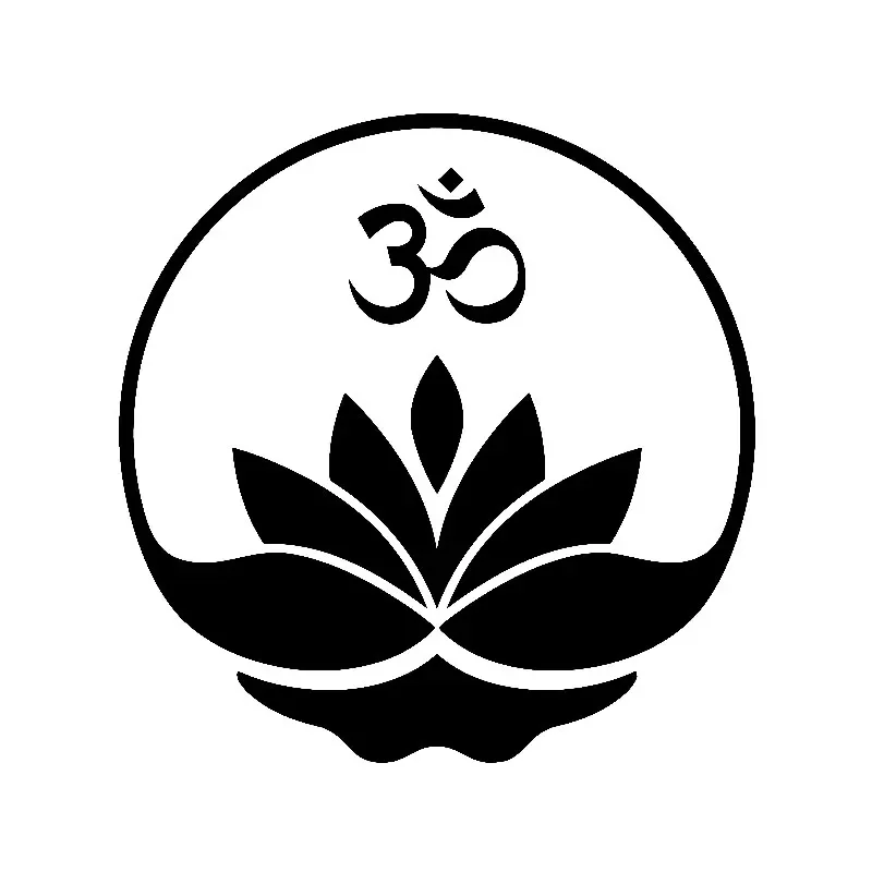 

Виниловые наклейки на машину наклейка Будда Буддизм Йога бижутерия Om, Zen медитация декор черный/серебряный.