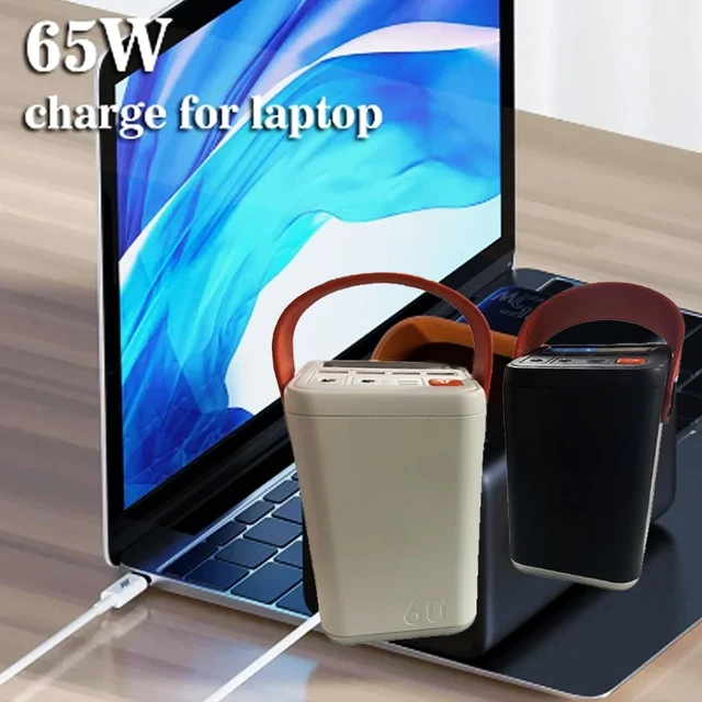 50000mAh Power Bank 65W Fast Charging Powerbank Type C PD External Battery  Charger For Laptop Notebook iPhone Xiaomi power bank - AliExpress