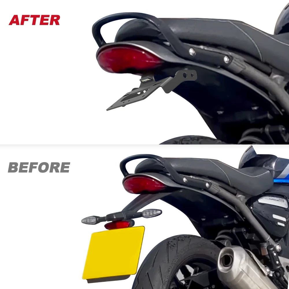 Triumph Speed ??400 / Scrambler 400X 2024-2025 오토바이 후면 라이센스 플레이트 홀더 브래킷 라이트 테일 깔끔한 펜더 제거기