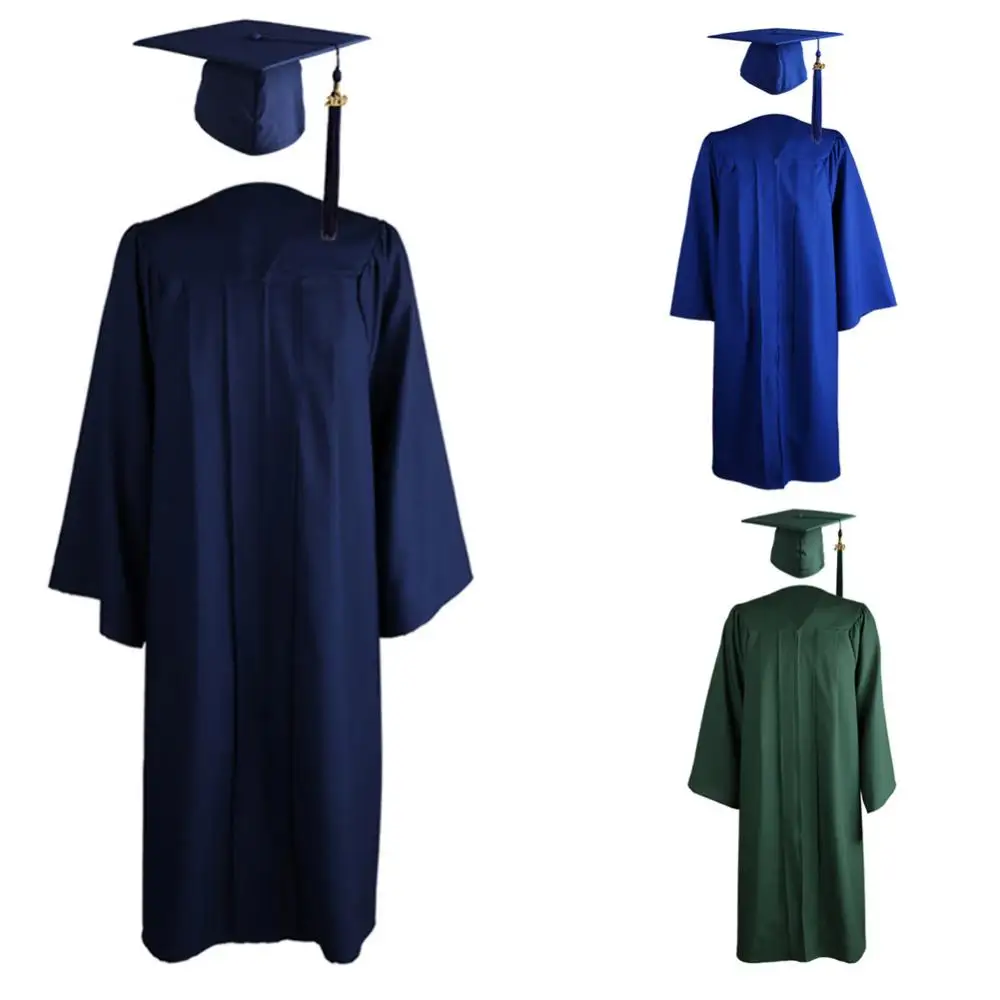 

Mortarboard Cap Academic Robe Graduation Gown University 2021 Adult Zip Closure Mortarboard Cap