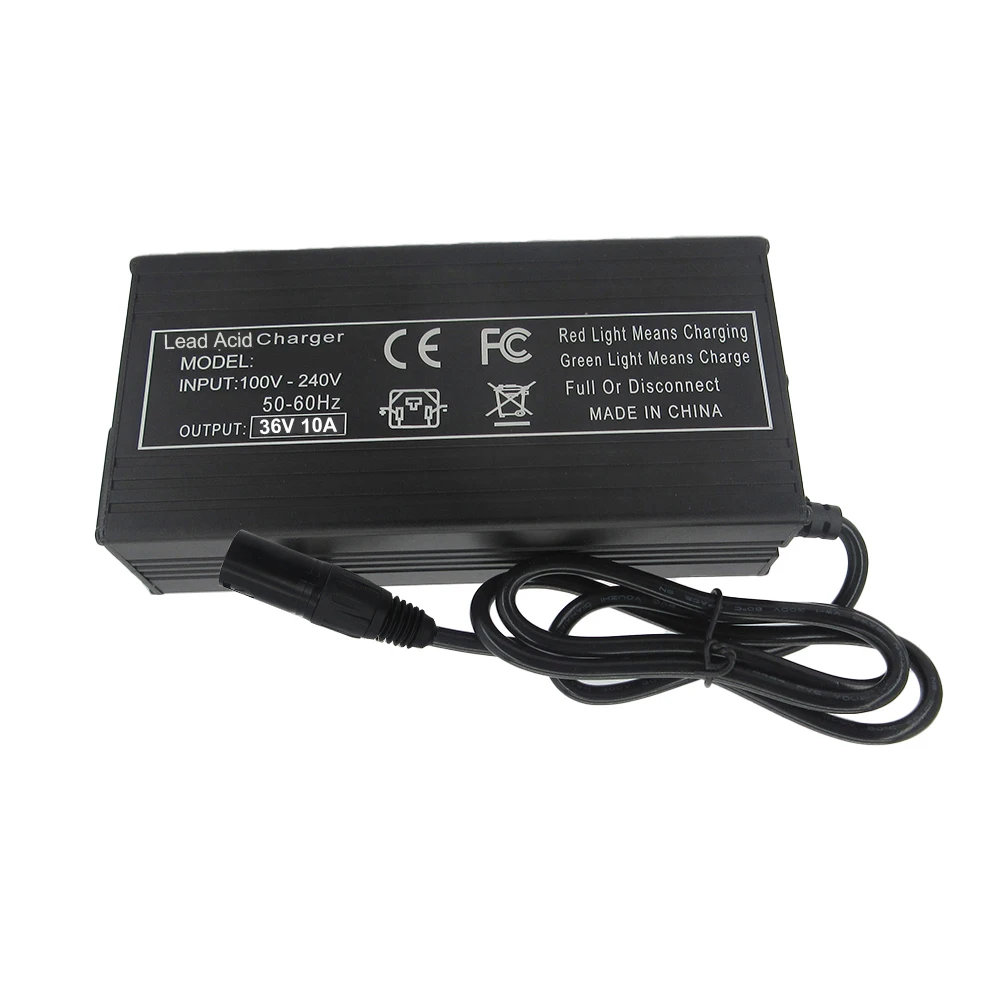 Ebike 스쿠터 에너지 저장 태양열 시스템 스마트 충전기, 납산 배터리 고속 충전기, 36 V 10A, 36 볼트, 50AH, 100AH, 43.2V