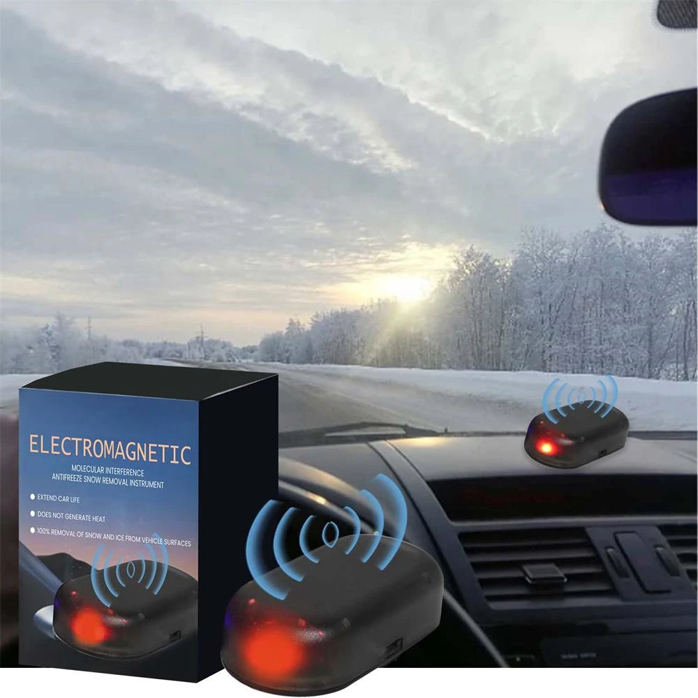 

1~10Pcs car Solar Energy Microwave Molecular Deicing Instrument Antifreeze Instrument Purify Odor Eliminate Rotating Snow Air