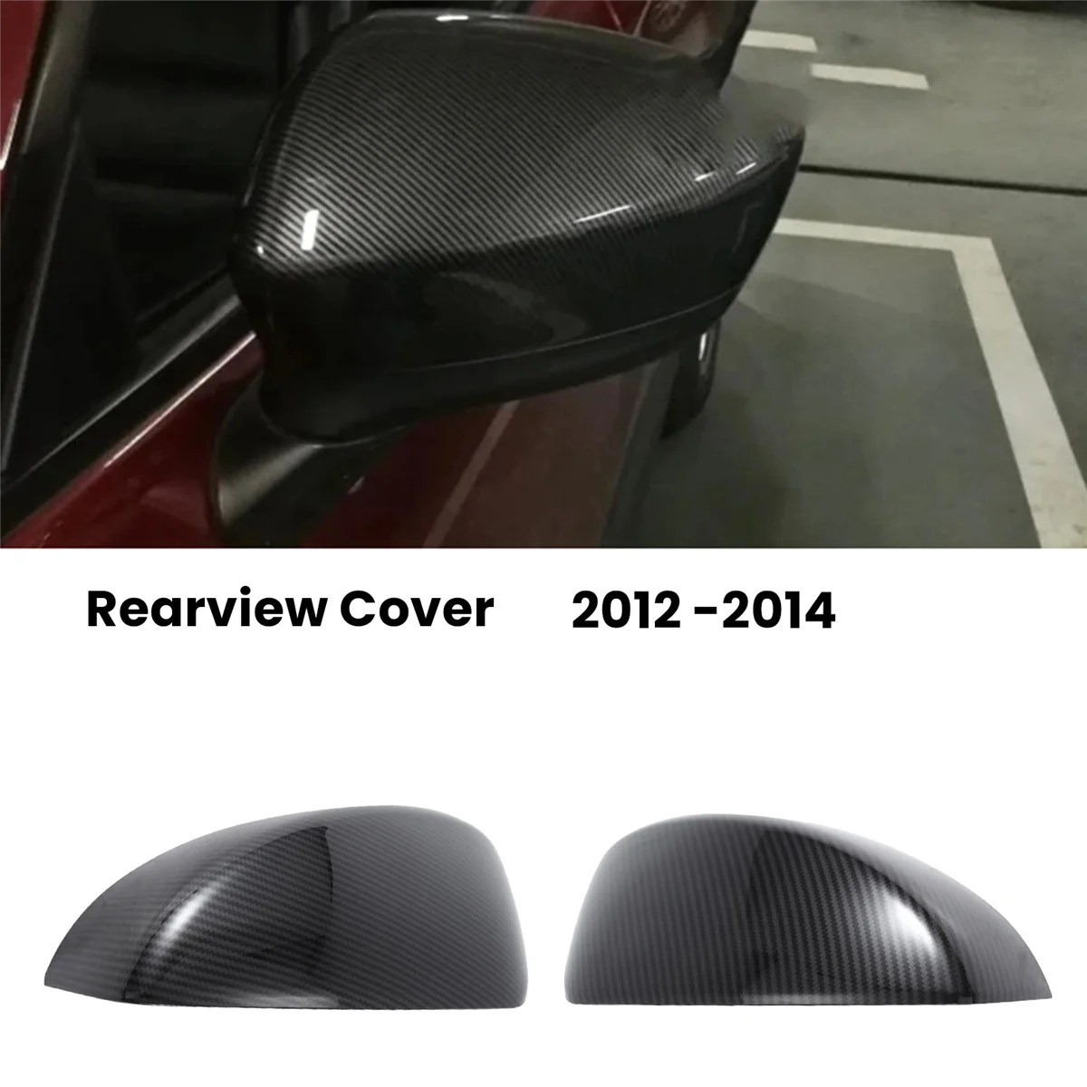 

Для Mazda CX-5 CX5 2012 -2014 ABS боковое зеркало заднего вида из углеродного волокна