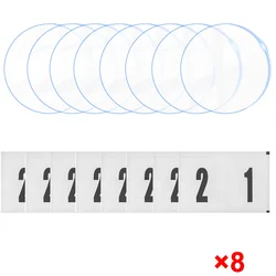 Premium Tempered Glass HD Screen Protector - Anti-Scratch Film for Watch S1 (8pcs)