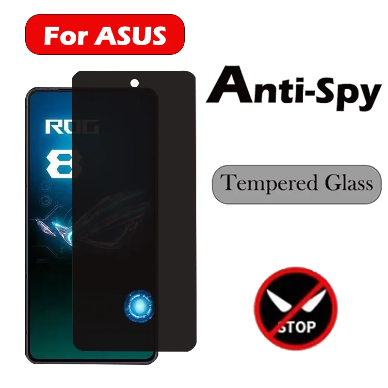 

Privacy Tempered Glass For Asus ROG Phone 3 5 6 7 8 Pro Ultimate Anti Spy Screen Protector For Asus Zenfone 8 9 10 Glass