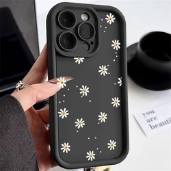 Daisy Flower Silicone Shockproof Candy Soft Bumper Phone Case - iPhone 14 Pro Max (1)