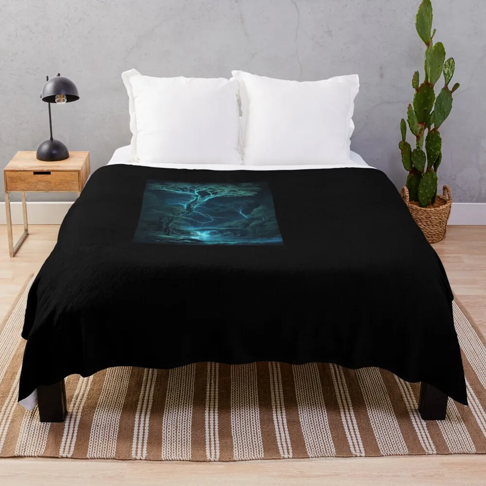 

Electrical Forest Throw Blanket sofa bed Custom Blanket