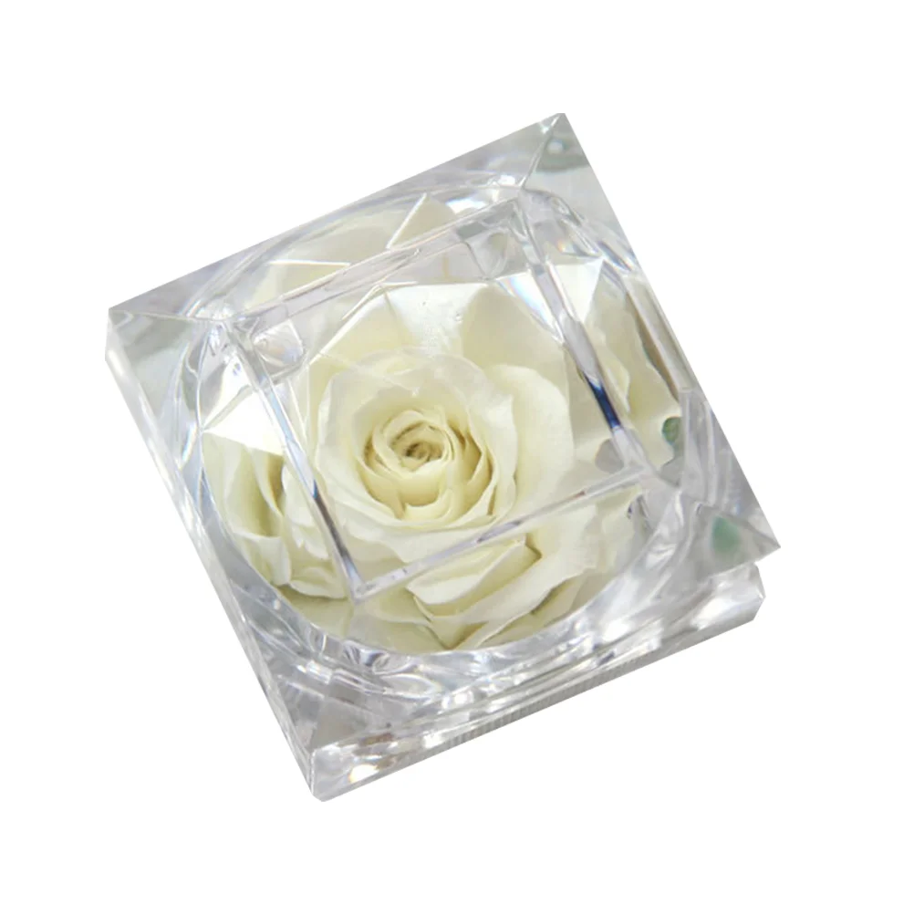 

Artificial Rose Preserved Flower Eternity Rose Never Withered Rose Gift For Valentine'S Day With Drawer Gift Box