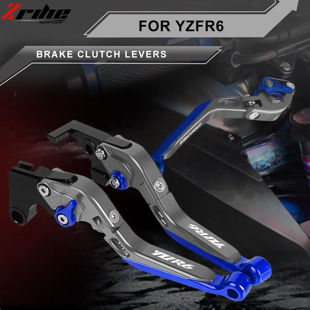 

CNC Adjustable Foldable Extendable Motorcycle Brake Clutch Levers For YAMAHA YZFR6 YZF-R6 YZF R6 1999 2000 2001 2002 2003 2004