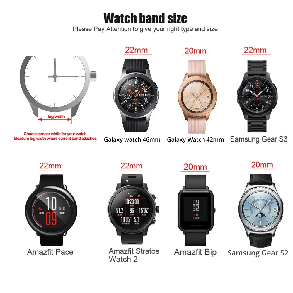 Ｚ   ġ 22mm ݼ Ʈ 46mm/3/ S3/ȭ ġ GT-2-3-Pro 46mm η ƿ ո  Amazfit GTR