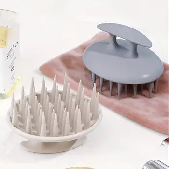 Spazzola Massaggiante in Silicone per Cuoio Capelluto, Pettine per Shampoo, Massaggiatore per Radici, Spazzola per Doccia, Strumento per la Cura dei Capelli da Salone