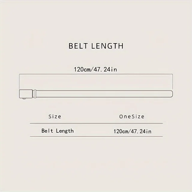 Men's PU Leather Belt 5