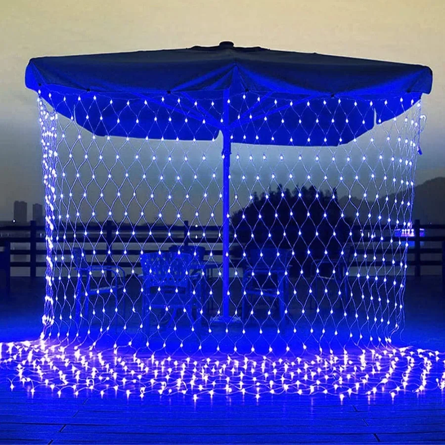 Waterproof LED Net String Lights for Festival and Party Decorations