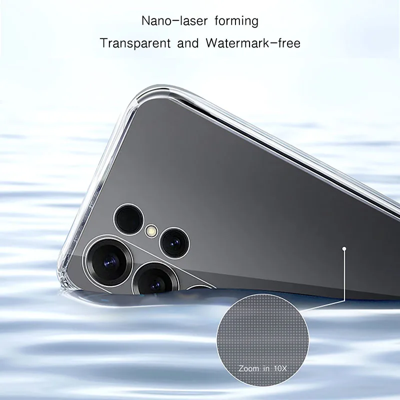 Flexible Durable Clear TPU Phone Case - Soft Transparent Shockproof Shield