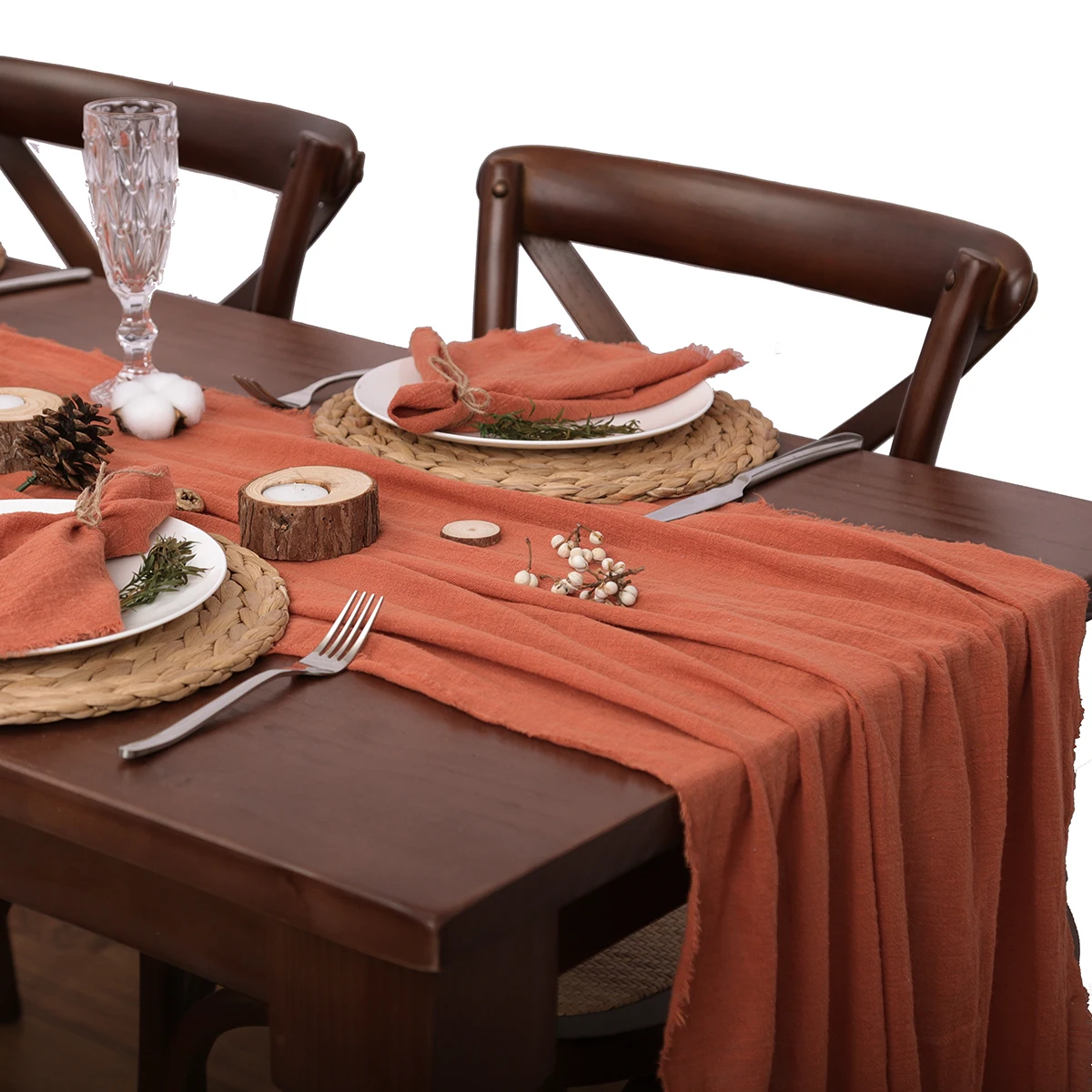 Runner Da Tavolo Quadrato Tovaglia In Tinta Una In Puro Lino Al 100%, Tovaglia In Tessuto Naturale, Per La Decorazione Del Tavolo Delle Feste, Della Sala Da Pranzo Della Cucina 15 Tovaglia