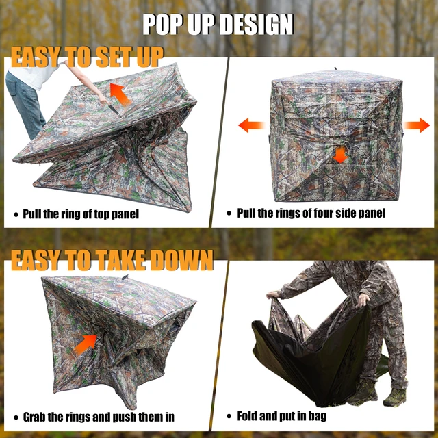 See-Through Hunting Ground Blind 6