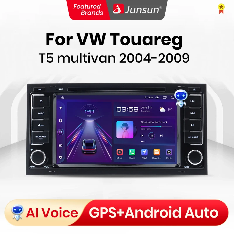 Radioblende Passend Für VW Touareg Multivan T5 Autoradio