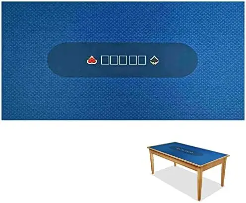 

72 ''x 36'' Настольный Войлок holde, с сердечками и пиками, дизайн идеального размера, Портативный и складной, Enha
