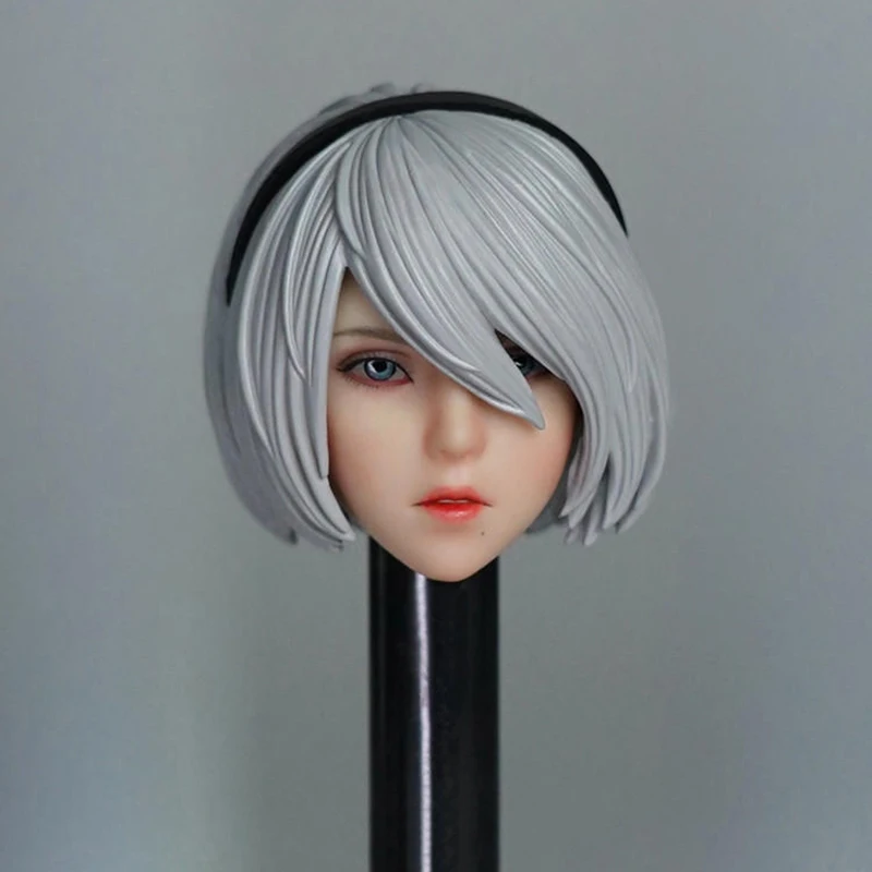 1/6フィギュア ヘッド　ニーアオートマタ　2B風　出品はヘッドのみとなります 1/6フィギュア ヘッド ニーアオートマタ 2B風 出品はヘッドのみ