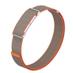 Enhanced Metal Bumper Nylon Arm Band Replacement Strap - GoogleFitbit Air (Arm Strap - Rye Color)