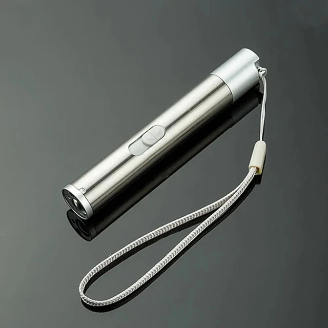 Pointer USB Charging Rechargeable 3-in-1 Flashlight Infrared Multifunction UV Teaching Lighting Gifts Pet Training