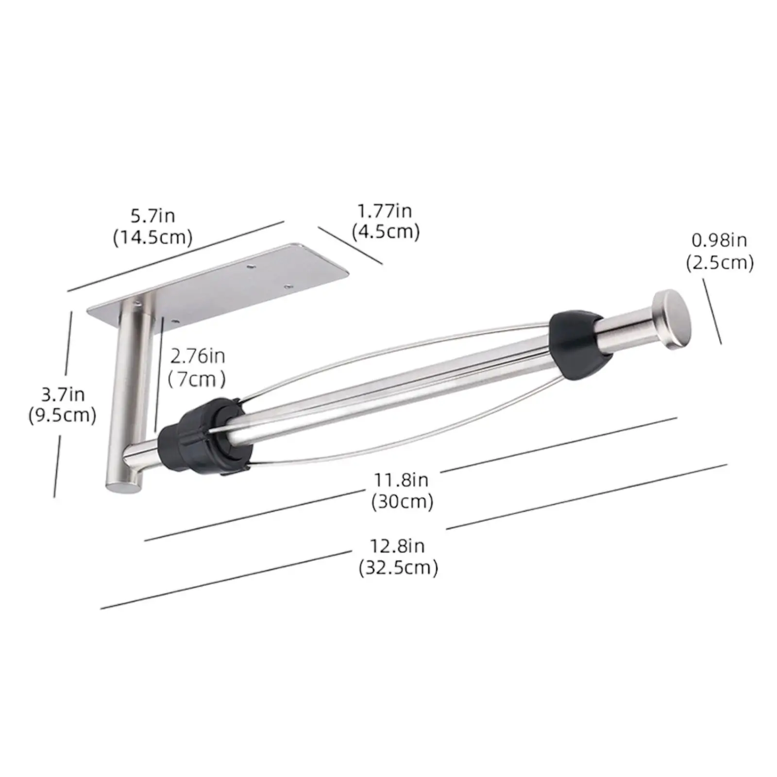 Paper Towel Roll Holder Kitchen Organization Easy Tear Wall Mount under Cabinet Home Hotel