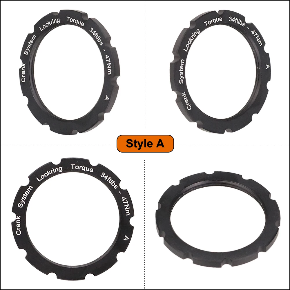 HEPPE Fahrradkurbel Kettenblatt Befestigungsring Kurbel Sicherungsring Kurbelgarnitur Kettenblatt Sicherungsring für ROTOR/Cannondale/S-Work/FSA Kurbeln – Detail 20