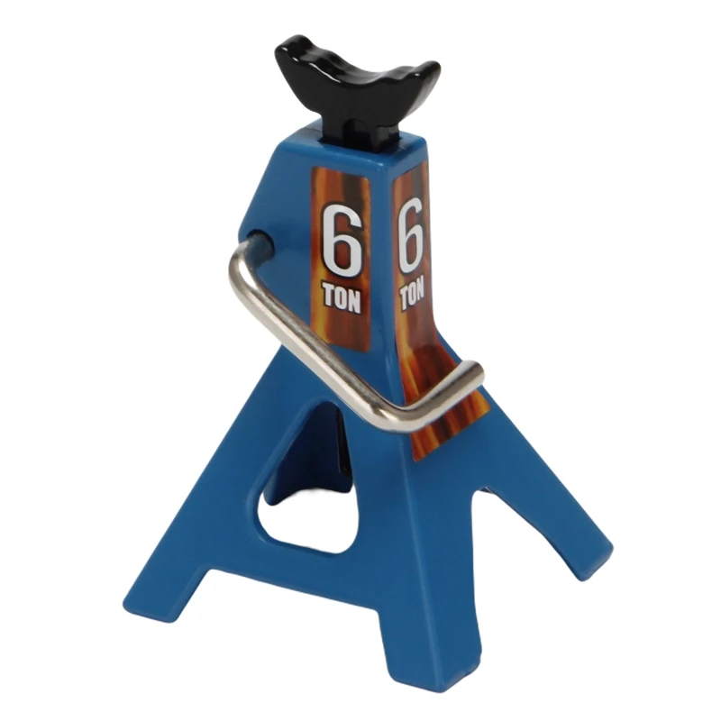 Metal Jack Stands Game Decor Accessories Height Adjustable 1/10 RC Crawler Truck Car Trx4 SCX10 Simulation Climbing Vehicles rc crawler accessories