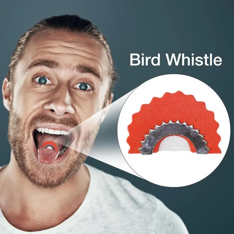 Inside Mouth Hiden Magic Tweeting Noisemaker Toy Tricks Gag Bird Whistle That Fits Bird Caller Whistles Entertainment Tool