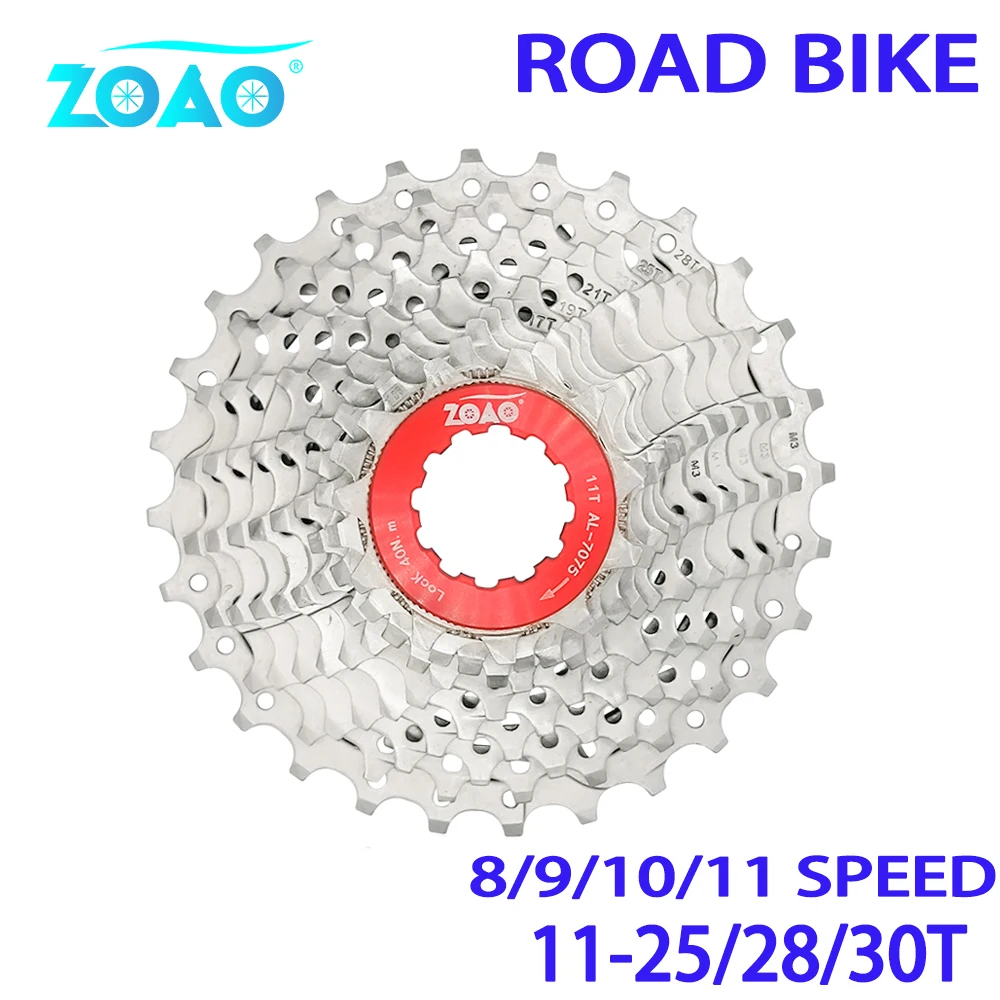 

ZOAO 8/9/10/11 Speed Road Bike Cassette 11V 23T/25T/28T/30/36T Bicycle Freewheel K7 9S 10S 11S Flywheel for SHIMANO HG