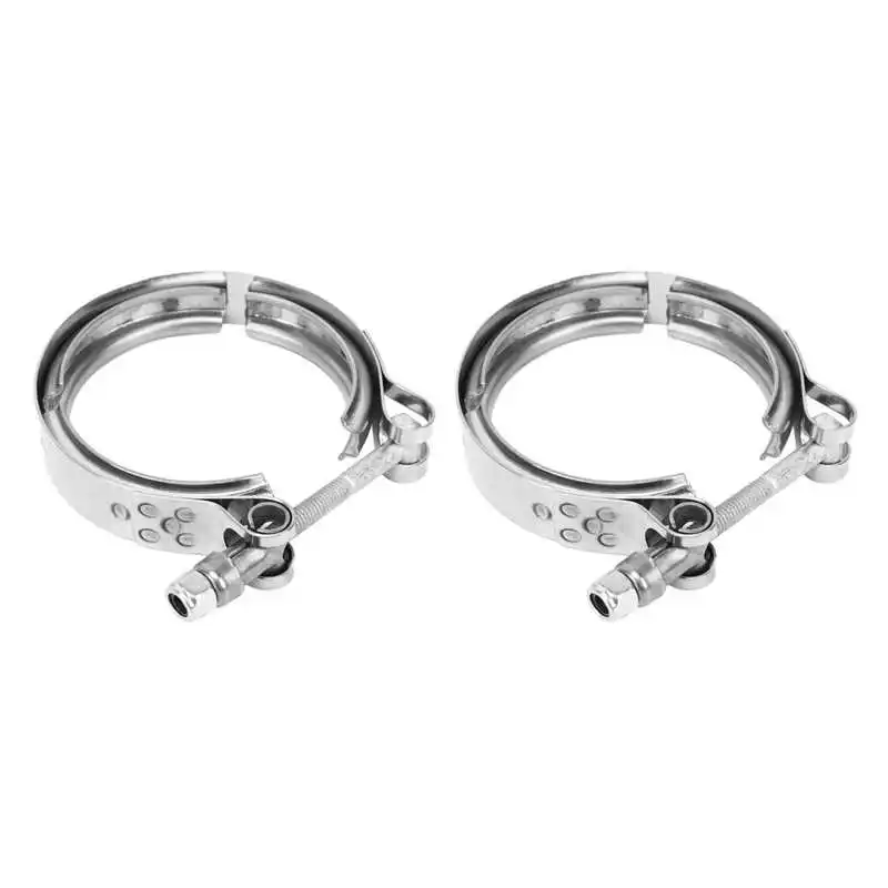 V Shaped Exhaust Pipe Clamp 1 Pair Turbo V Shaped Exhaust Clamp 3069053