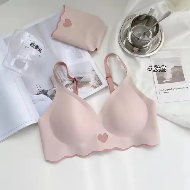 BH Bralette Top pour femme, soutien-gorge sans armatures, confortable, avec maintien supérieur, bretelles réglables, dos élégant