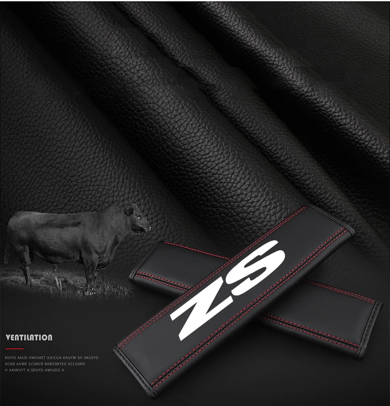 Seat Belt Protector 1pcs Car Seat Belt Cover Shoulder Strap Pad Auto Accessories Fit For MG ZS