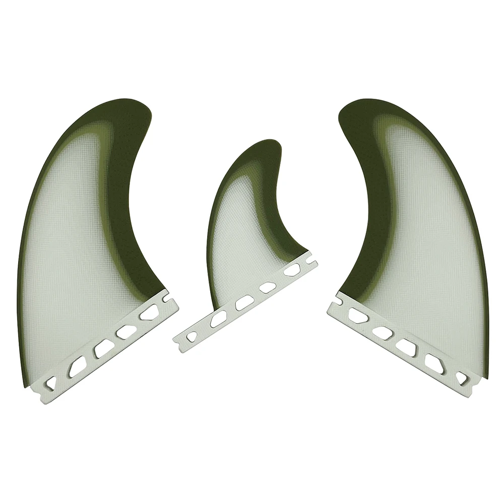 T1 Size UPSURF Future Tri Fins Thruster Fin Set Fiberglass 3 Fin Single Tab Surfboard System Surfing Accessory Tabla de surf