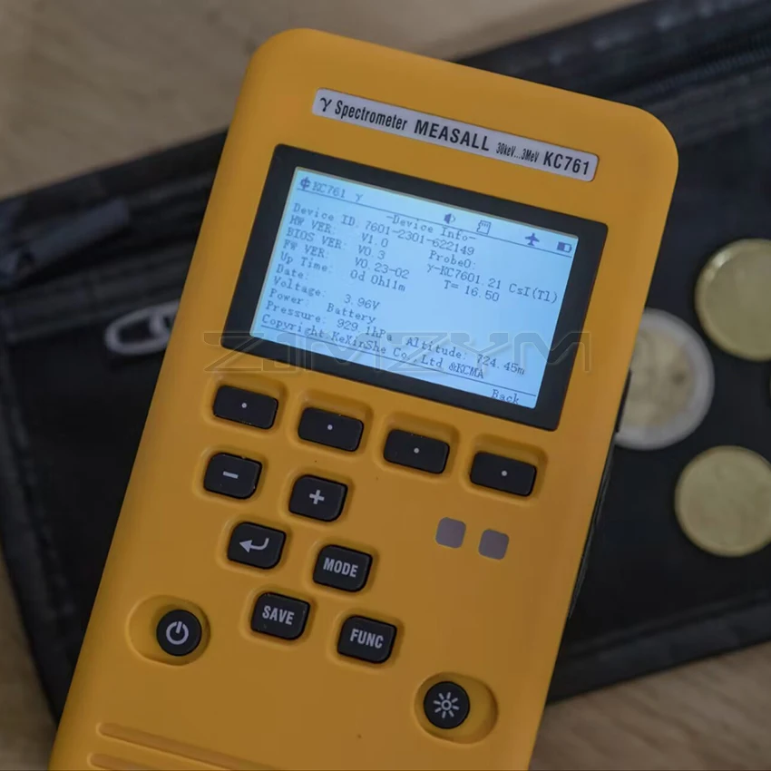 KC761/KC761A Spectrometer Nuclear Radiation Alarm Geiger Counter Upgrade Dosimeter Radiation Detection Radioactivity