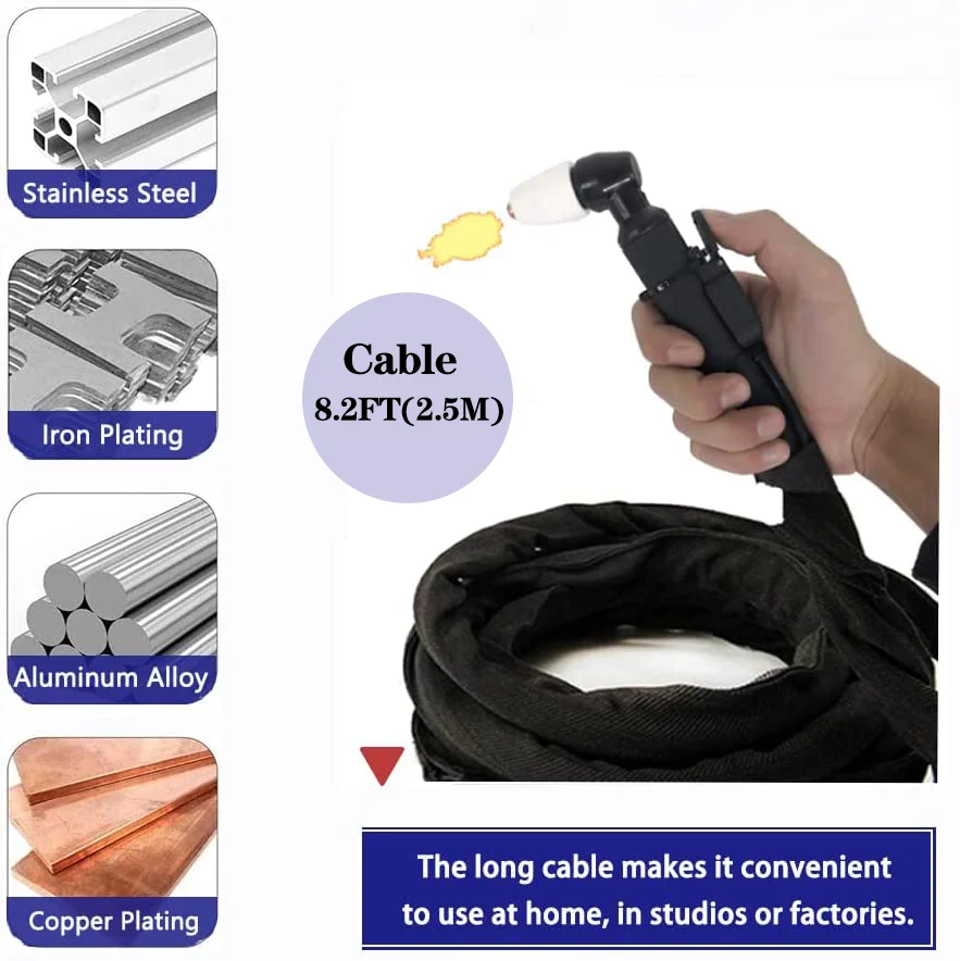 Plasmargon Cutting Machine CUT55 IGBT CNC Plasma cutter  2mm 50A 110V/220V - Image 5