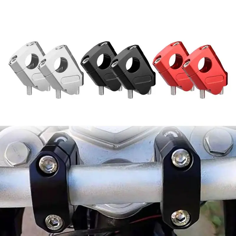 

Universal Motorcycle Handlebar Riser Aluminum Alloy 22mm Heightening Bar Risers Clamp Mount Pit for Motorbike Accessories