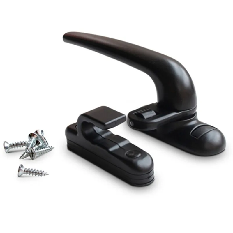 Description Picture 6 of itemNew Hot Universal Window Handle Door Handle Casement Wheel Black Hardware Furniture Supplies Aluminum Alloy
