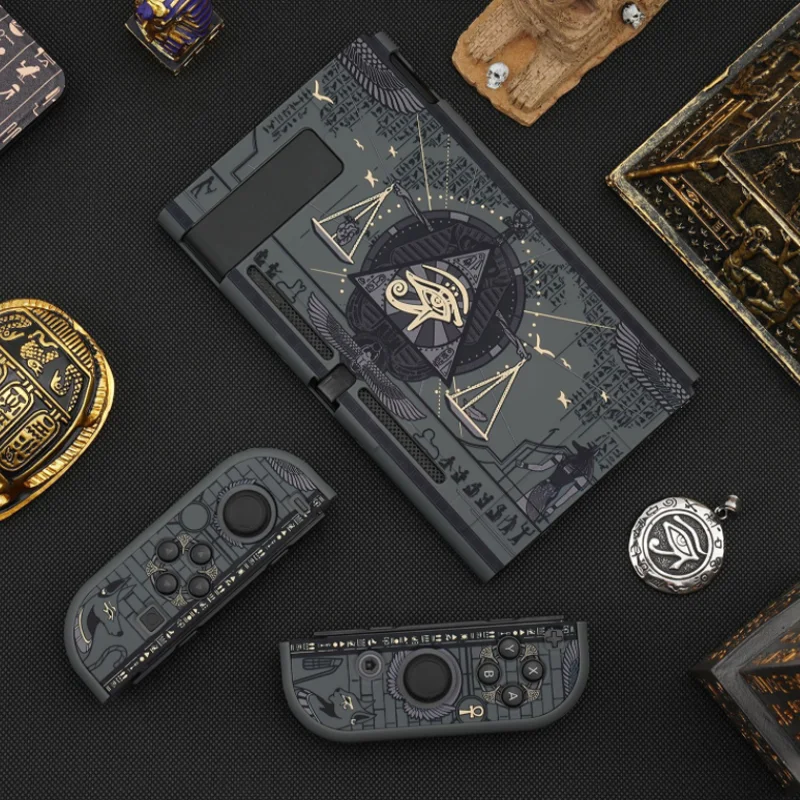 Capa de Cristal para Nintendo Switch Oled ns Joy-con Controlador de Proteção da Pele Case Protetor Completo - Image 6
