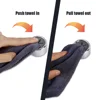 Self Adhesive Towel Plug Holder Silicone Hooks Wall Mounted Batroom Towel Kitchen Racks Dishcloth Hanger Clip Organizer Sucker 5