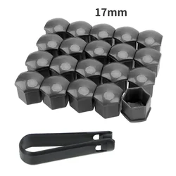 Car Wheel Nut Caps - Protective Anti - Rust Auto Hub Covers for Exterior Decoration, 20 - Piece Set (Gray)