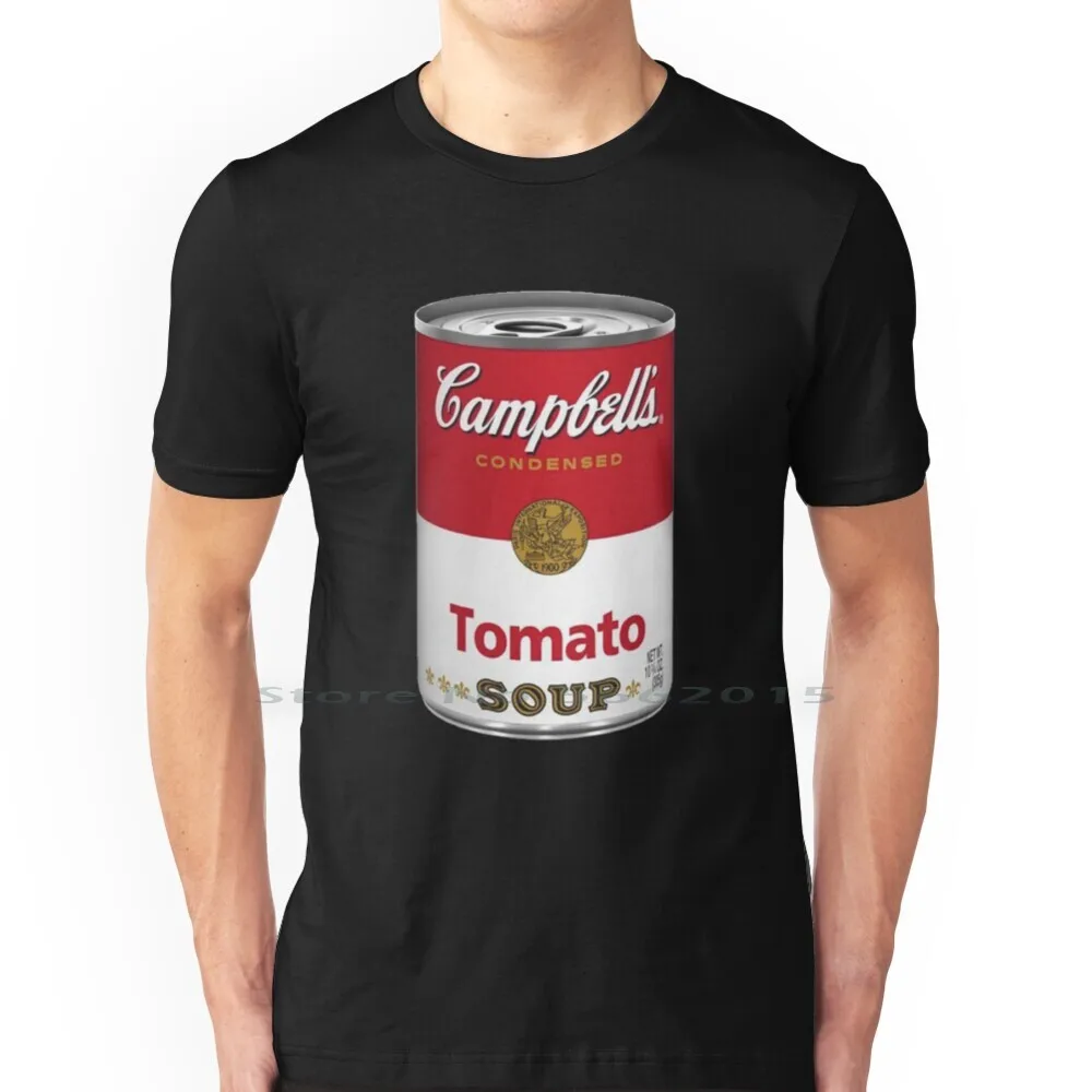 Campbell's Tomato Soup T Shirt 100% Cotton Soup Can Pop Sixties